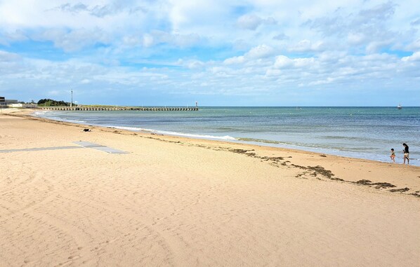 Tæt på stranden