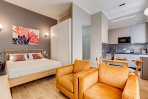 1 bedroom, iron/ironing board, WiFi, bed sheets - BDC - Termini Luxury Studio (Roma)