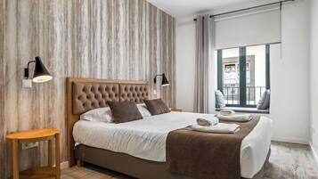 1 habitación, tabla de planchar con plancha, wifi y ropa de cama