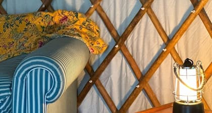 Cosy off-grid yurt in Pembrokeshire - A chance to be ‘in’ the landscape.