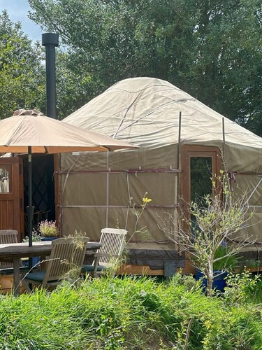 Cosy off-grid yurt in Pembrokeshire - A chance to be ‘in’ the landscape.