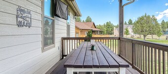Papa's Place - Modern Rainbow Lake Home w/AC, Game Room, Furnished Deck & BBQ