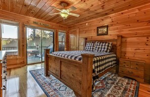4 bedrooms, free WiFi, bed sheets - Harvest Moon  view, hotub, game room (Ellijay)