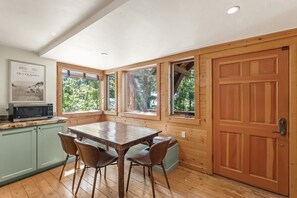 Dining - Above It All - Serene Forest Setting, Backs to Stream, Flat Backyard, Updated (Sundance)