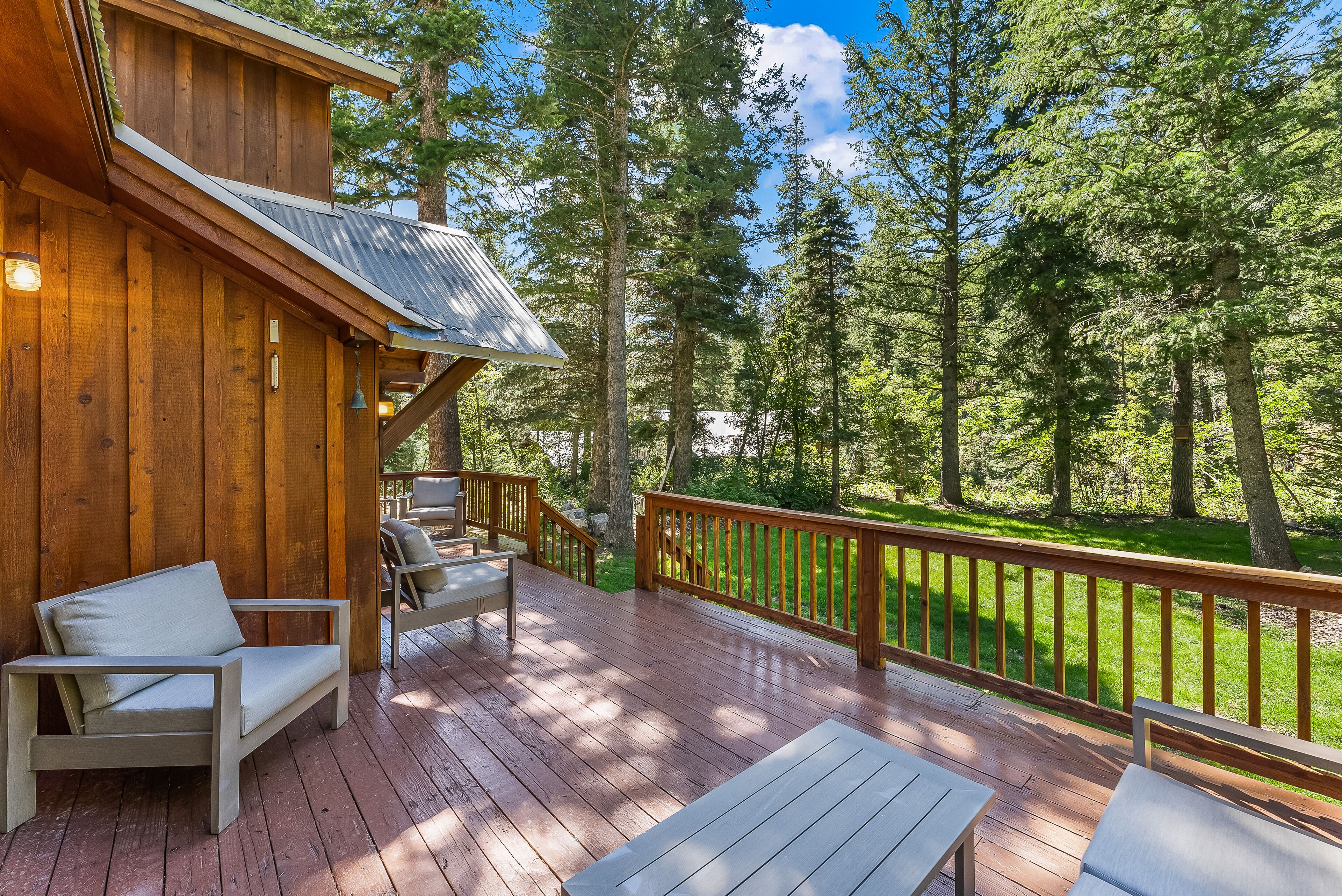 Above It All - Serene Forest Setting, Backs to Stream, Flat Backyard, Updated