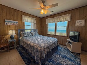 5 bedrooms, WiFi, bed sheets - Blue Moon - Marvel at the spectacular ocean views in this Outer Banks rental! (Southern Shores)