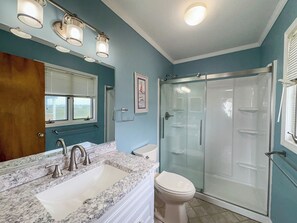 Bathtub, towels - Jus' Ducky - Sip coffee and take in the beautiful ocean views with this oceanfront home! (Southern Shores)
