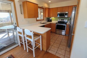 Fridge, microwave, oven, stovetop - Knock On Wood - Directly across from the beach access with terrific ocean views (Duck)