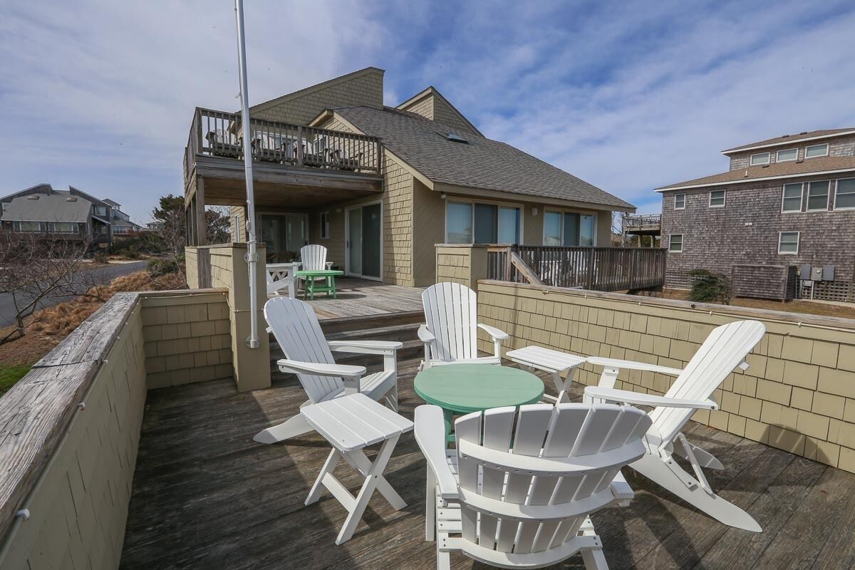 Location, location . . . directly across from the beach access with terrific ocean views