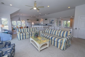 TV, stereo - SANDY PAWS - Relax in this beautiful and spacious home that meets all your vacation needs! (Duck)