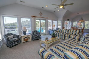 TV, video games, DVD player, stereo