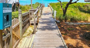 Property grounds - Sea Breezes - Fun is just around the corner with this wonderful OBX home! (Duck)