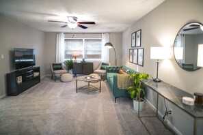 TV, foosball, table tennis