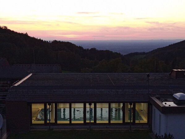 Indoor pool, a heated pool