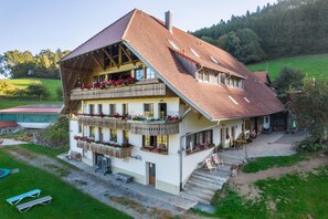 Exterior - Holiday Apartment "Hof" with Mountain View, Balcony and Wi-Fi (Mühlenbach)