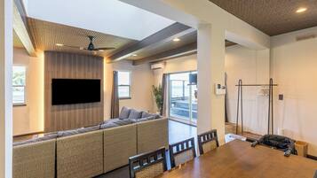 Romantic House | Living area | 32-inch flat-screen TV with digital channels