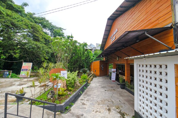 Voorkant van accommodatie