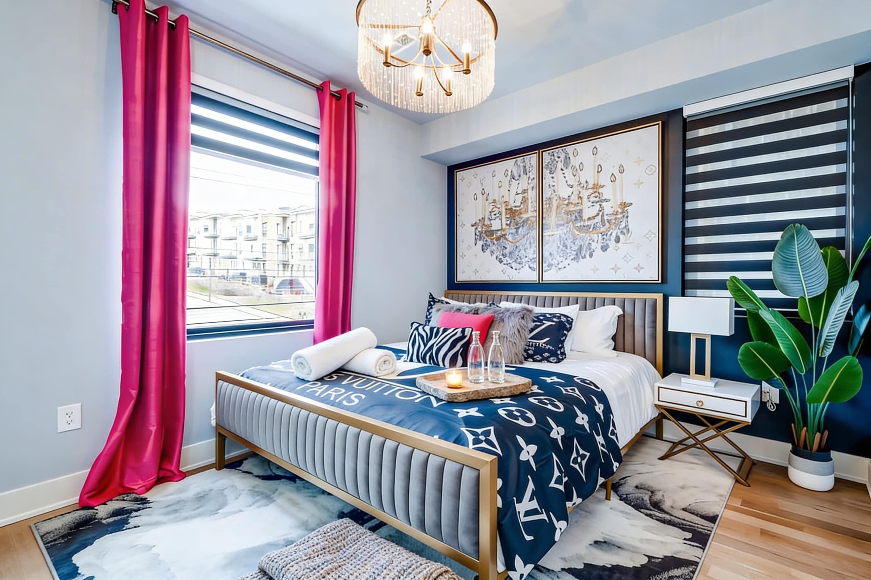 4 bedrooms, desk, iron/ironing board, WiFi