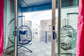 Interior - New Year’s Eve city views, karaoke stage, makeup stations, patios near the Gulch (Nashville)