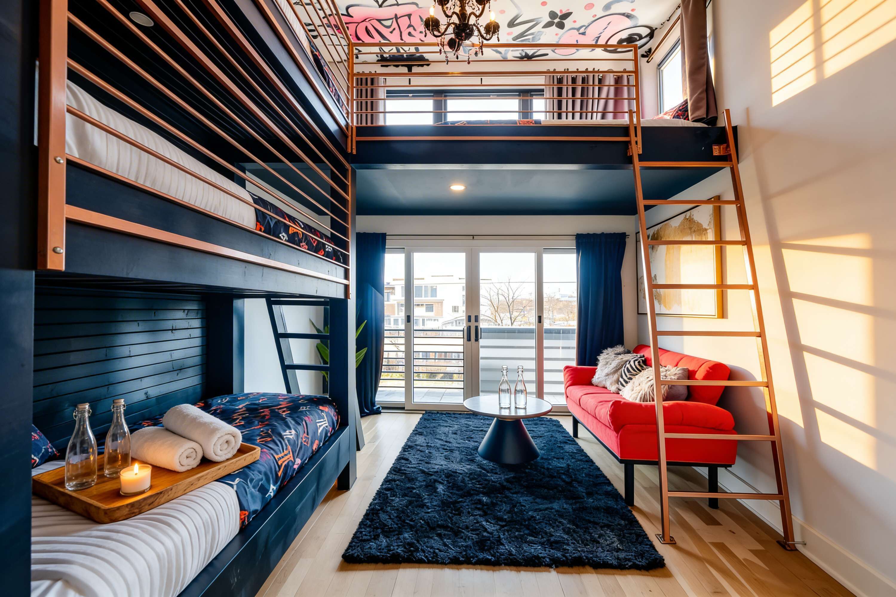 4 bedrooms, desk, iron/ironing board, WiFi