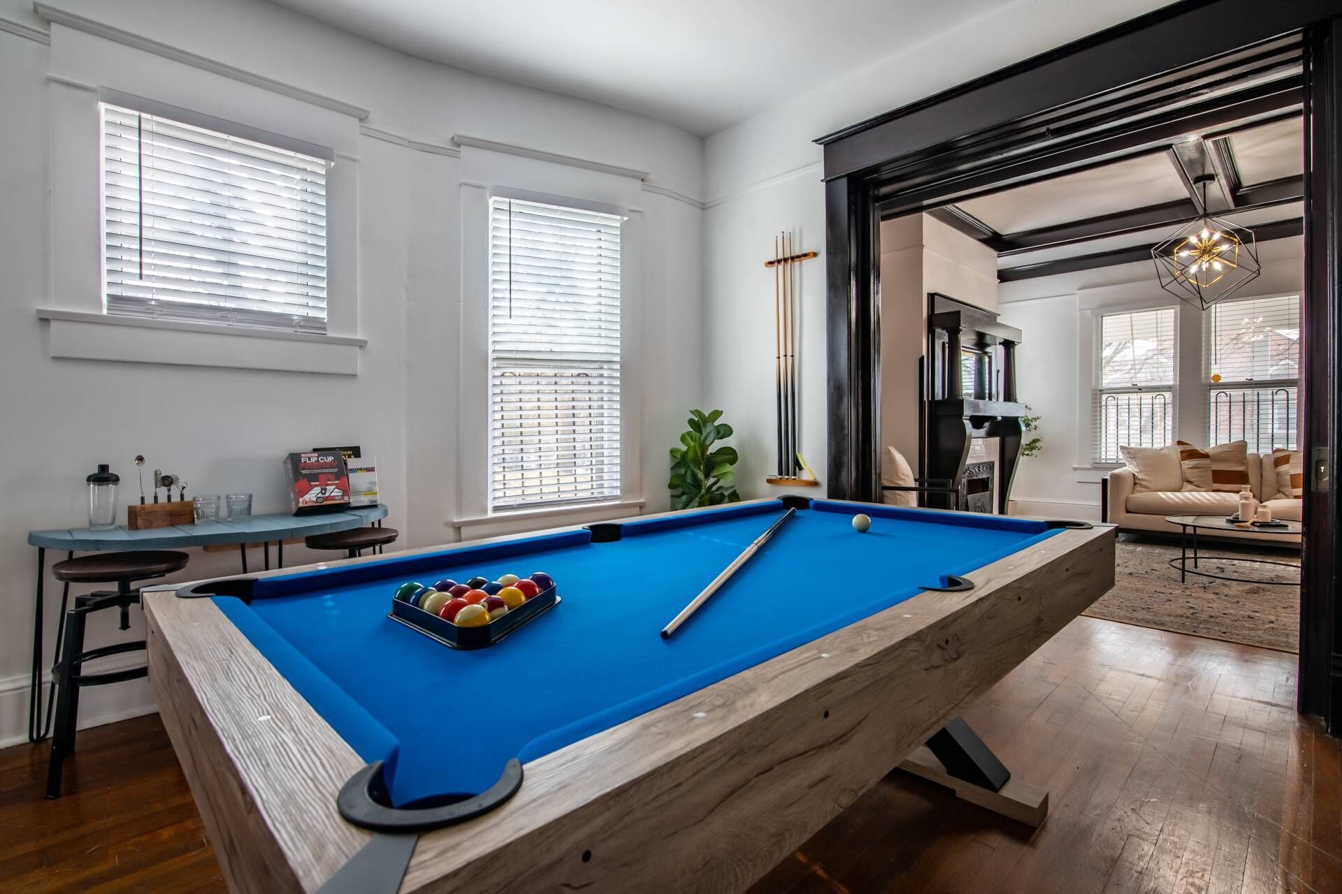 Vintage Chic at The Cue Club | Pool Table, Grill, Cozy Vibes
