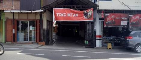 Fassade der Unterkunft