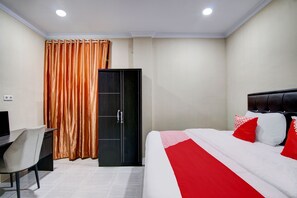 스탠다드 더블룸 | 책상, 노트북 작업 공간, 무료 WiFi, 침대 시트