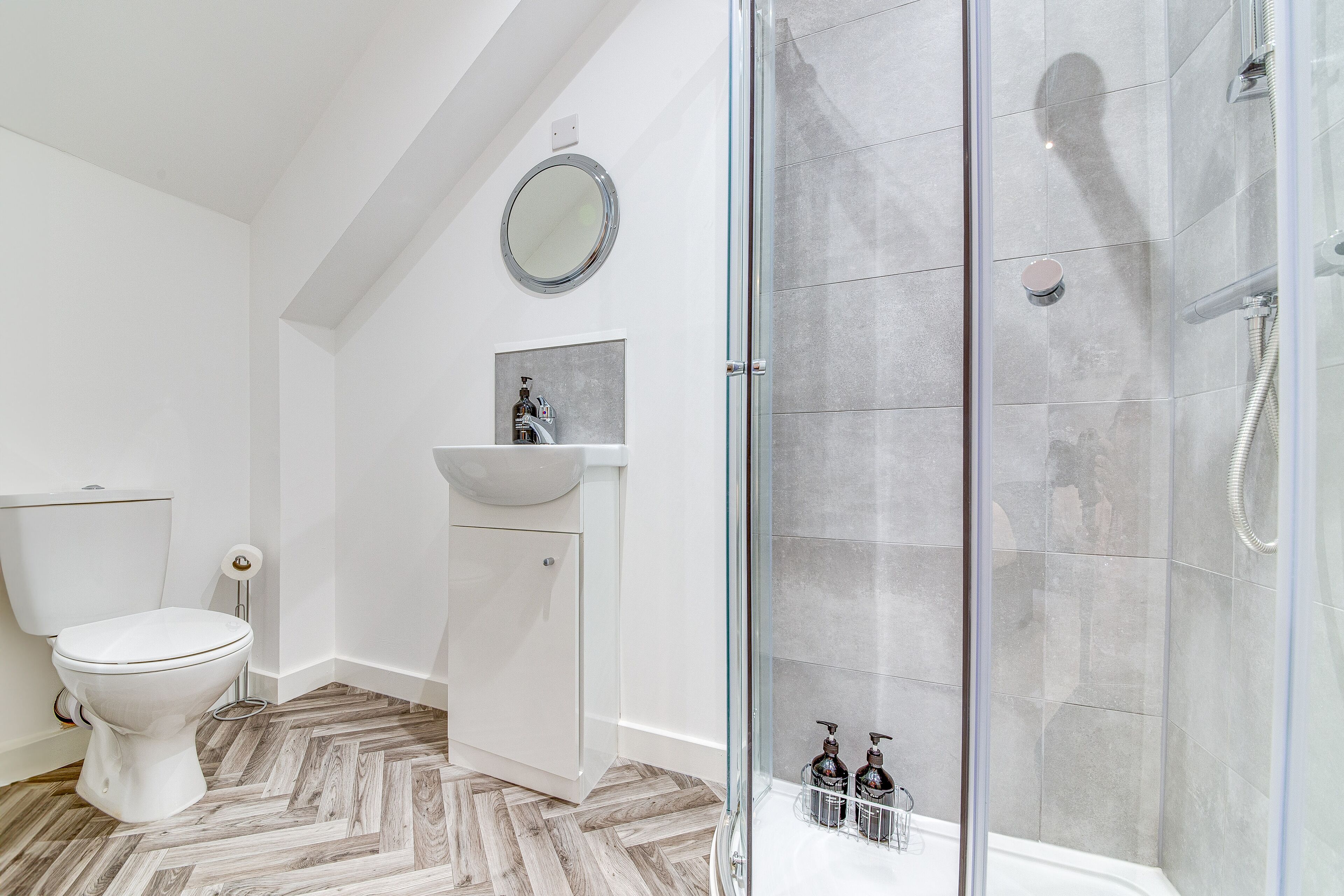 Shower, hair dryer