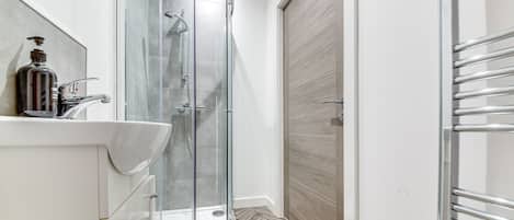 Shower, hair dryer