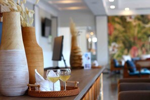 Sitteområde i lobbyen