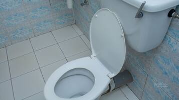 Haartrockner, Handtücher, Seife, Toilettenpapier