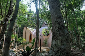 Room, 1 Bedroom | Front of property - Room-unique Jungle Dome 2 Queen Beds (Tulum)