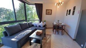 Living area - Ao405 - 1 Bdr Condo With Sea View, Ao Nang Beach (Krabi)