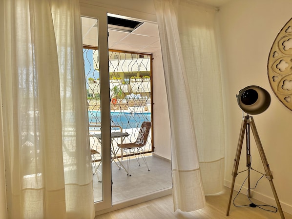 디럭스 더블룸 | 다리미/다리미판, 무료 WiFi, 침대 시트, 휠체어로 이용 가능