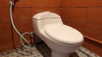 Shower, toilet paper
