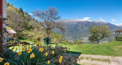 Vacation Home 'Natura e Relax' with Mountain View, Private Garden, BBQ & Wi-Fi