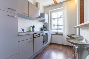 Fridge, oven, stovetop, dishwasher - Hafenriff - Appartement 5 (Sassnitz)