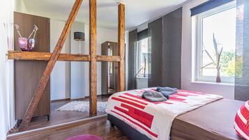 1 slaapkamer, reisbedje, gratis wifi, beddengoed