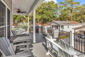 Terrace/patio - Ocean Lakes Oasis, Golf Cart and Beach Access! (Myrtle Beach)