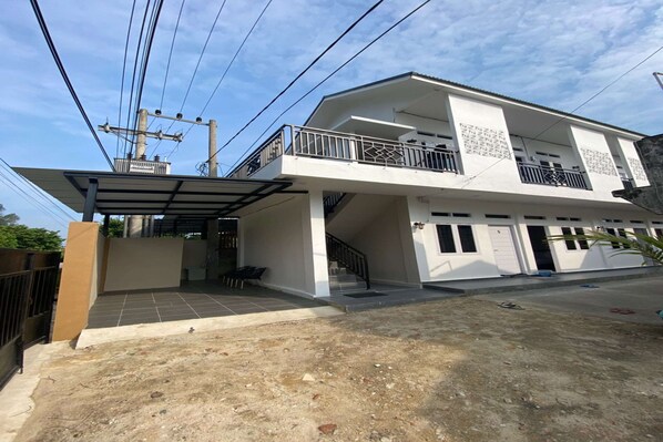 Voorkant van accommodatie