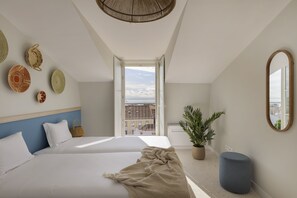 Deluxe Apartment, 1 Bedroom, Terrace (4 people) | 1 dormitorio, caja fuerte, escritorio