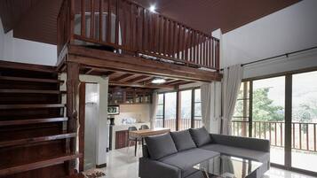 Vila Mewah | Area keluarga | Televisi LED 43-inci dengan saluran TV kabel