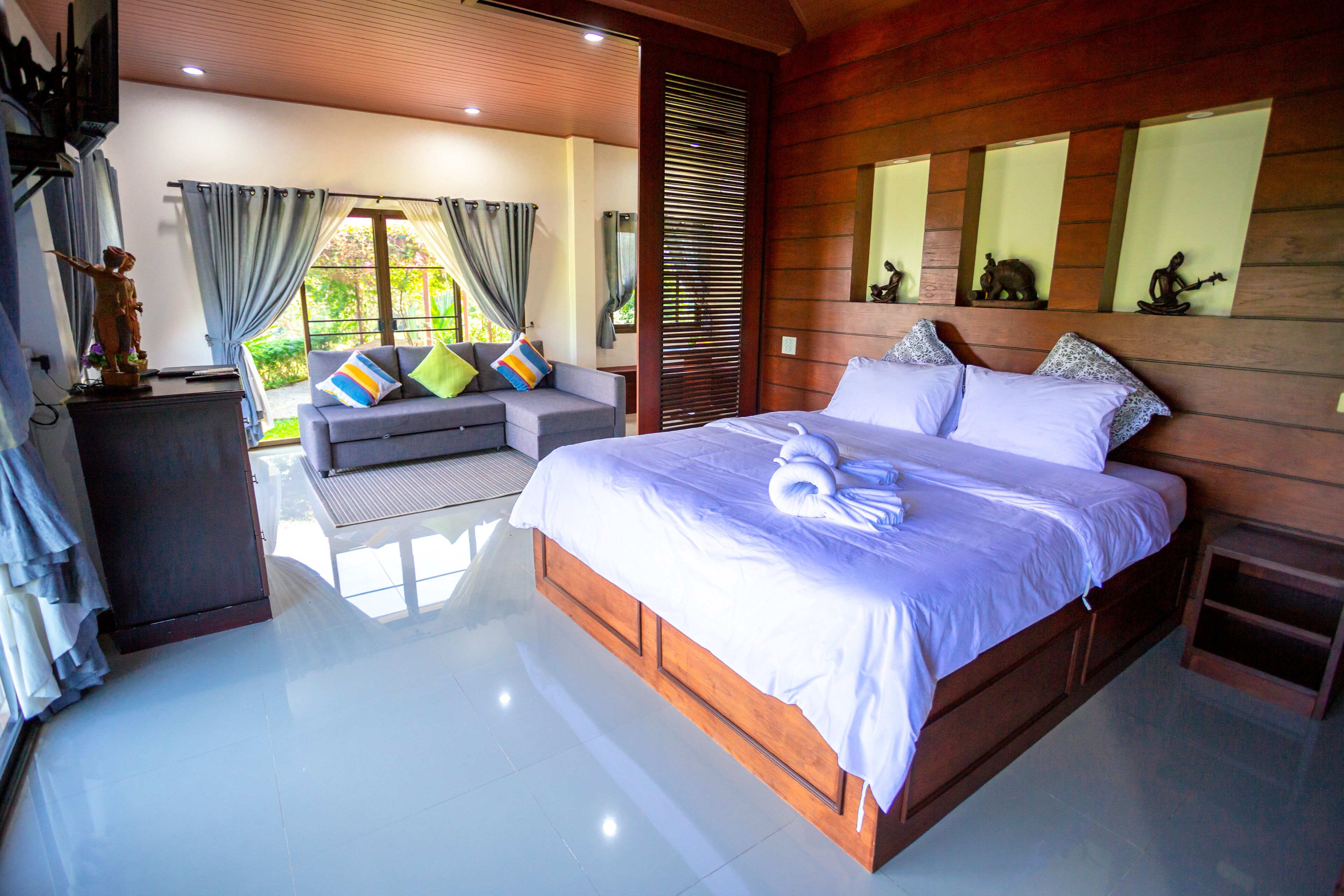 Vila Mewah | Wi-Fi gratis dan seprai linen