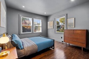 2 dormitorios, escritorio, tabla de planchar con plancha y wifi gratis