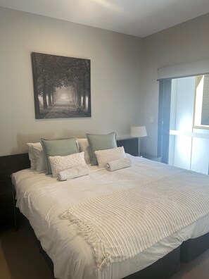 2 bedrooms, iron/ironing board, travel crib, WiFi