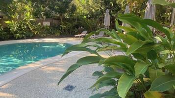 Una piscina riscaldata