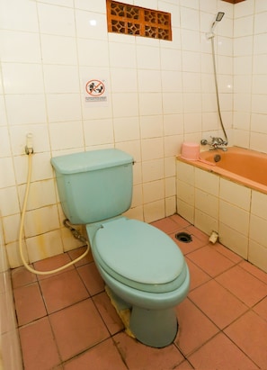 Chambre Double Deluxe | Salle de bain | Douche, serviettes fournies, papier toilette