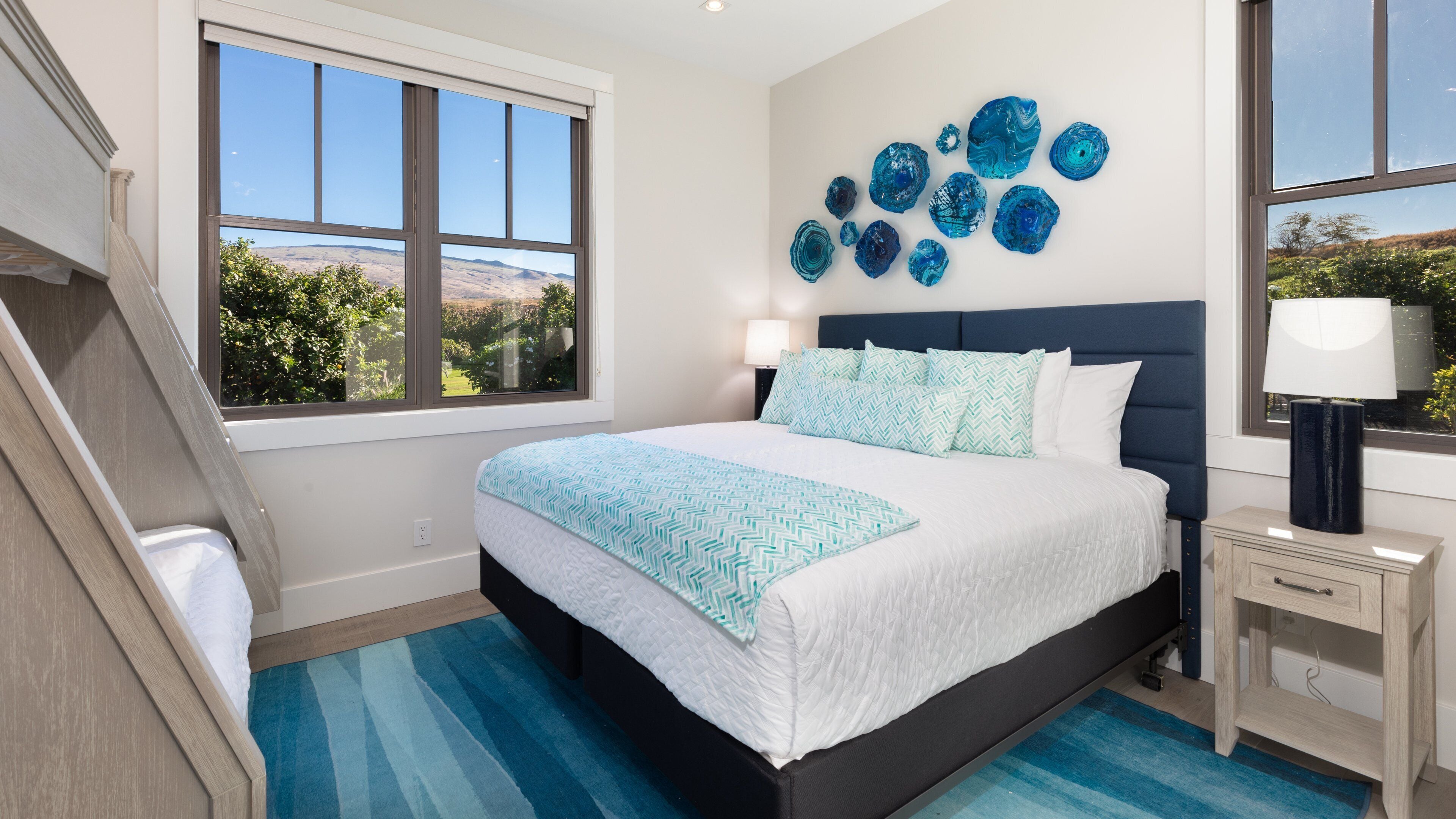 4 bedrooms, iron/ironing board, travel crib, WiFi