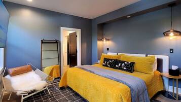 2 bedrooms, desk, iron/ironing board, WiFi