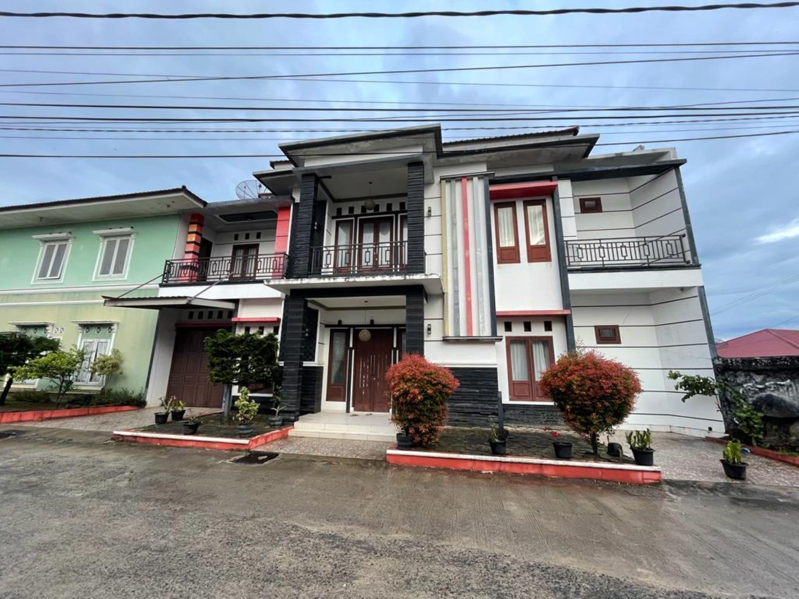 Fassade der Unterkunft